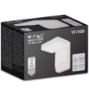 Immagine di APPLIQUE A MURO DA ESTERNO QUADRATA 17W 150LM/W COLORE BIANCO 3000K IP65 VT-11020-SQ-W V-TAC
