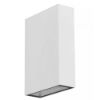 Immagine di APPLIQUE A MURO DA ESTERNI RETTANGOLARE 4W COLORE BIANCO 3000K IP65 VT-844-B-N V-TAC