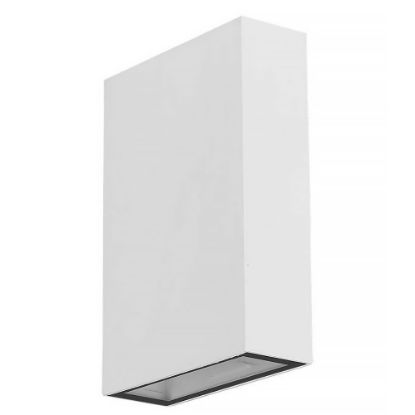 Immagine di APPLIQUE A MURO DA ESTERNI RETTANGOLARE 4W COLORE BIANCO 3000K IP65 VT-844-B-N V-TAC