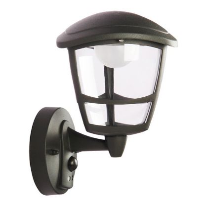 Immagine di APPLIQUE A MURO DA ESTERNI ASCENDENTE CON SENSORE LED 10W CENTURY