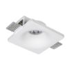 Immagine di SUPPORTO INCASSO DOWNLIGHT PER CARTONGESSO EFFETTO TONDO 120x120 H 45 MM BIANCO CENTURY
