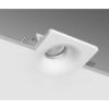 Immagine di SUPPORTO INCASSO DOWNLIGHT PER CARTONGESSO EFFETTO TONDO 120x120 H 45 MM BIANCO CENTURY