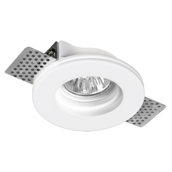 Immagine di SUPPORTO INCASSO DOWNLIGHT PER CARTONGESSO DIAMETRO 100XH27,5 MM BIANCO CENTURY