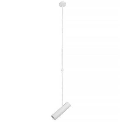 Immagine di PORTAFARETTO LED A SOSPENSIONE GU10 CORPO IN ALLUMINIO BIANCO DIAMETRO 60x220 MM LAMPADINA NON INCLUSA VT-7900-W V-TAC