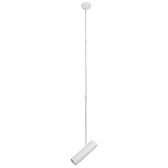 Immagine di PORTAFARETTO LED A SOSPENSIONE GU10 CORPO IN ALLUMINIO BIANCO DIAMETRO 60x220 MM LAMPADINA NON INCLUSA VT-7900-W V-TAC