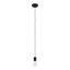 Immagine di LAMPADA EGLO YORTH - STRUTTURA IN ACCIAIO / FINITURA NICKEL-NERO, NERO H 1500 DIAMETRO 50