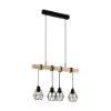 Immagine di LAMPADA EGLO TOWNSHEND 5 - STRUTTURA IN METALLO E LEGNO / FINITURA ACCIAIO, GESSO 700x200 H 1100