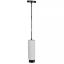Immagine di PORTAFARETTO LED A SOSPENSIONE GU10 CORPO IN GESSO GRIGIO BASE METALLICA NERA DIAMETRO 80x250 MM LAMPADINA NON INCLUUSA VT-864-GBC V-TAC