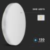 Immagine di PLAFONIERA LED ROTONDA 15W COLORE BIANCO 3000K DIMENSIONE 200x47,5 MM IP44 VT-8033RD-N V-TAC