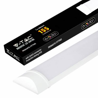 Immagine di PLAFONIERA LED IN PLASTICA 15W 150LM/W 6500K LUNGHEZZA 600MM V-TAC