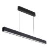 Immagine di PLAFONIERA LED A SOSPENSIONE 40W LUNGHEZZA 500MM COLORE NERO CON SELETTORE CCT 3000K,4000K O 6500K IP20 VT-7-44-B V-TAC