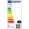 Immagine di APPLIQUE A MURO DA LETTURA LED 3W COLORE NERO 3000W VT-2903-N V-TAC