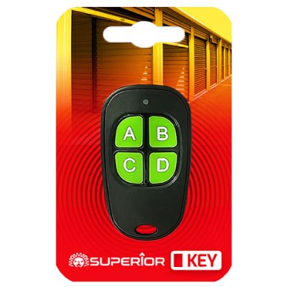Immagine di RADIOCOMANDO AUTOAPPRENDENTE KEY 4 TASTI 433,92 MHZ SUPERIOR