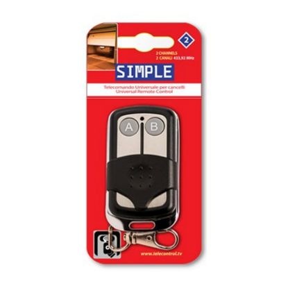 Immagine di RADIOCOMANDO AUTOAPPRENDENTE SIMPLE 2 TASTI 433,92 MHZ SUPERIOR