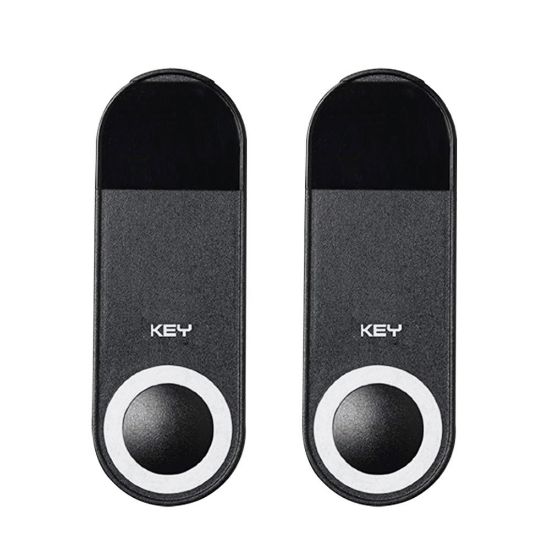 Immagine di COPPIA DI FOTOCELLULE DA ESTERNO CON RAGGI INFRAROSSI MOD. SLIM 12/24V ORIENTAMENTO 180° KEY