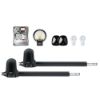 Immagine di KIT AUTOMAZIONE PER CANCELLO BATTENTE DUE ANTE LUNGHEZZA FINO 3MT+3MT - 400KG DI PESO MASSIMO AD ANTA 24V KEY