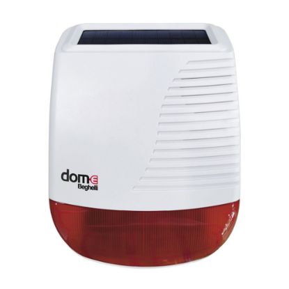 Immagine di SIRENA DA ESTERNO A CONTROLLO WIRELESS PER CENTRALE SERIE DOM-E BEGHELLI