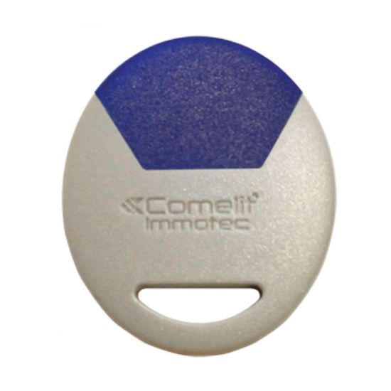 Immagine di CARTA STANDARD FORMATO PORTA-CHIAVI BLU COMELIT