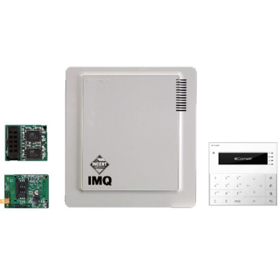 Immagine di KIT ANTI-INTRUSIONE VEDO10KGSM - CENTRALE BOX PLASTICO ALIMENTATORE DA 1,5A SCHEDA COMUNICAZIONE GSM E TASTIERA COMELIT