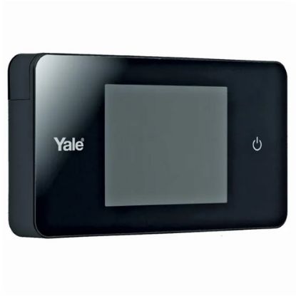 Immagine di SPIONCINO ELETTRONICO DIGITALE COLORE NERO,TELECAMERA ALTA QUALITA, FORO STANDARD 14 MM SPESSORE PORTA 38-110MM