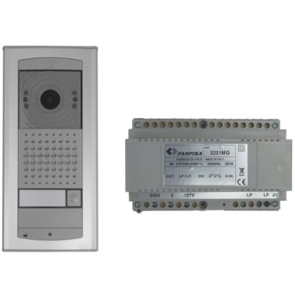 Immagine di KIT BASE IMPIANTO VIDEOCITOF.COMP. 1 POSTO ESTERNO AGORA VIDEO VD2101AGL + AGL21 + ALIMEN. 2221MQ FARFISA