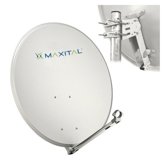 Immagine di PARABOLA IN ACCIAIO GRIGIA Ø 80 CM OR80SB-1 MAXITAL