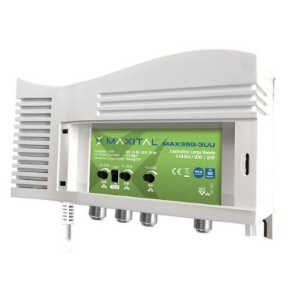 Immagine di CENTRALINO TV DA INTERNO 3 INGRESSI BIII+DAB/UHF 35DB MAXITAL