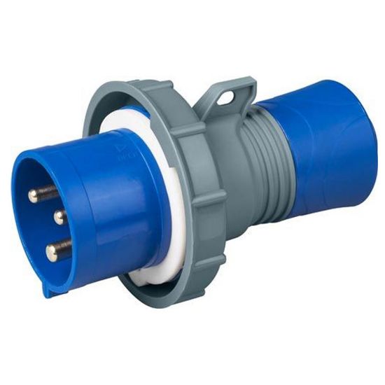 Immagine di SPINA INDUSTRIALE MOBILE 2 POLI+TERRA 220V 16A IP67 ROSI