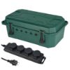 Immagine di SCATOLA STAGNA IP54 CON MULTIPRESA 4 PRESE E CAVO 5 MT 3x1,5 MM ELECTRALINE