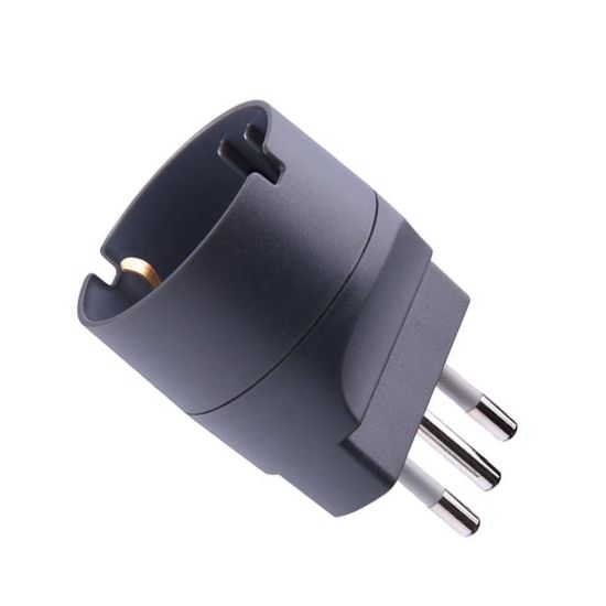 Immagine di ADATTATORE DA 16A A SCHUKO GRIGIO ELECTRALINE