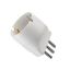 Immagine di ADATTATORE DA 16A A SCHUKO BIANCO ELECTRALINE