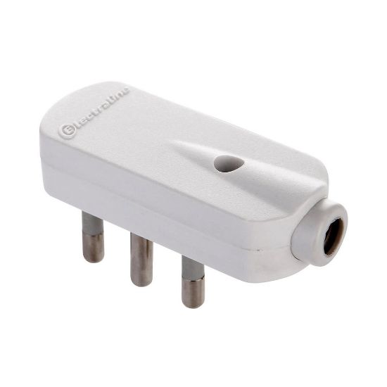 Immagine di SPINA VOLANTE 90° 16A 2P+T BIANCA ELECTRALINE