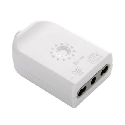 Immagine di PRESA VOLANTE 16A+T BIVALENTE BIANCA ELECTRALINE