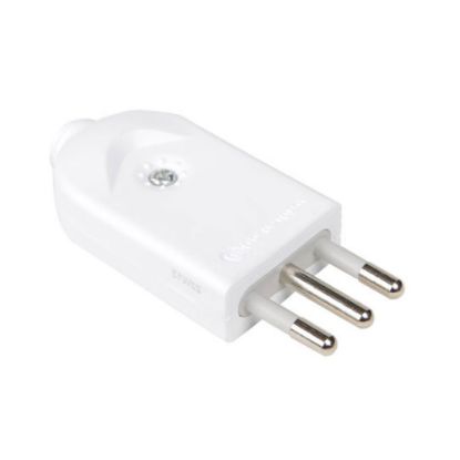 Immagine di SPINA DRITTA 10A 2P+T BIANCA ELECTRALINE