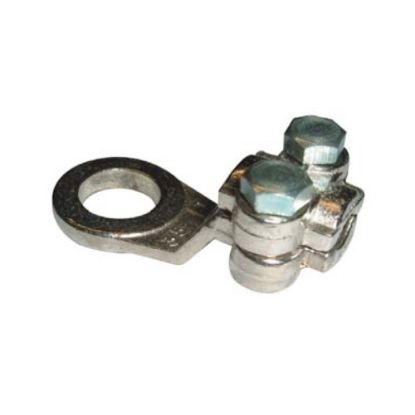 Immagine di CAPICORDA A 2 VITI 25 MM IN OTTONE NICHELATO SEM