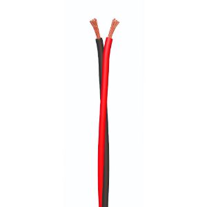 Immagine di CAVO PIATTINA HI-FI ROSSO/NERO 2x1,5 MM ROTOLO 20 MT