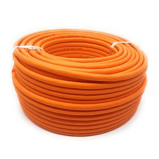 Immagine di CAVO GOMMATO ARANCIO Ø 3x1,5 MM ROTOLO 100 MT