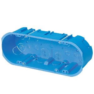 Immagine di SCATOLA PORTAFRUTTI PER CARTONGESSO 6 POSTI