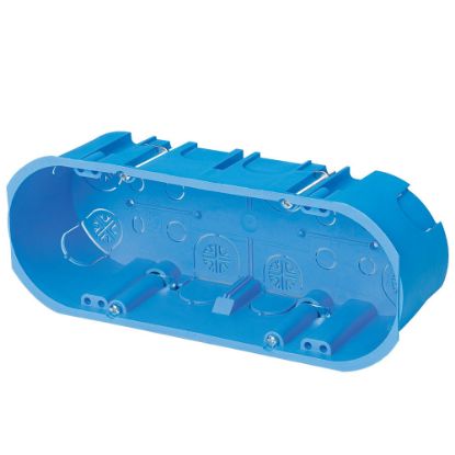 Immagine di SCATOLA PORTAFRUTTI PER CARTONGESSO 6 POSTI