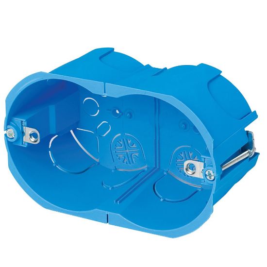 Immagine di SCATOLA PORTAFRUTTI PER CARTONGESSO 3 POSTI