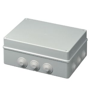 Immagine di SCATOLA DI DERIVAZIONE ESTERNA IP55 300x220x120 MM CON PASSACAVI ELETTROCANALI