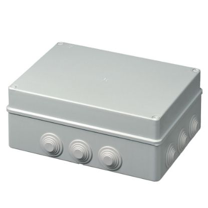 Immagine di SCATOLA DI DERIVAZIONE ESTERNA IP55 300x220x120 MM CON PASSACAVI ELETTROCANALI
