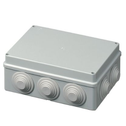 Immagine di SCATOLA DI DERIVAZIONE ESTERNA IP55 190x140x70 MM CON PASSACAVI ELETTROCANALI