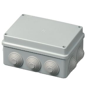 Immagine di SCATOLA DI DERIVAZIONE ESTERNA IP55 150x110x70 MM CON PASSACAVI ELETTROCANALI