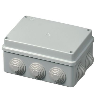 Immagine di SCATOLA DI DERIVAZIONE ESTERNA IP55 150x110x70 MM CON PASSACAVI ELETTROCANALI