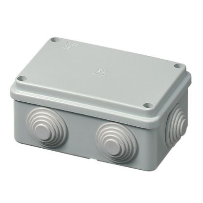 Immagine di SCATOLA DI DERIVAZIONE ESTERNA IP55 120x80x50 MM CON PASSACAVI ELETTROCANALI