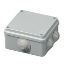 Immagine di SCATOLA DI DERIVAZIONE ESTERNA IP55 100x100x50 MM CON PASSACAVI ELETTROCANALI