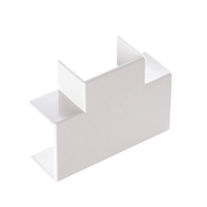 Immagine di GIUNZIONE A T PER CANALE 40x40 MM BIANCO CONFEZIONE 2 PZ ELETTROCANALI