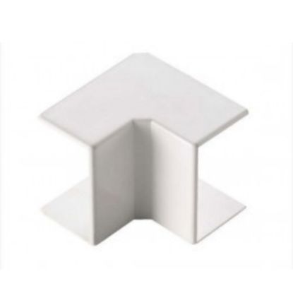 Immagine di ANGOLO INTERNO PER CANALE 40x40 MM BIANCO CONFEZIONE 2 PZ ELETTROCANALI