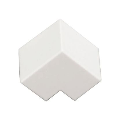 Immagine di ANGOLO ESTERNO PER MINICANALA 30x10 MM BIANCO CONFEZIONE 2 PZ ELETTROCANALI